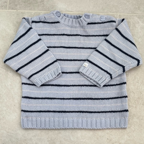 French Designer La Petite Ourse Sweater & Socks 9 mos - Picture 5 of 10
